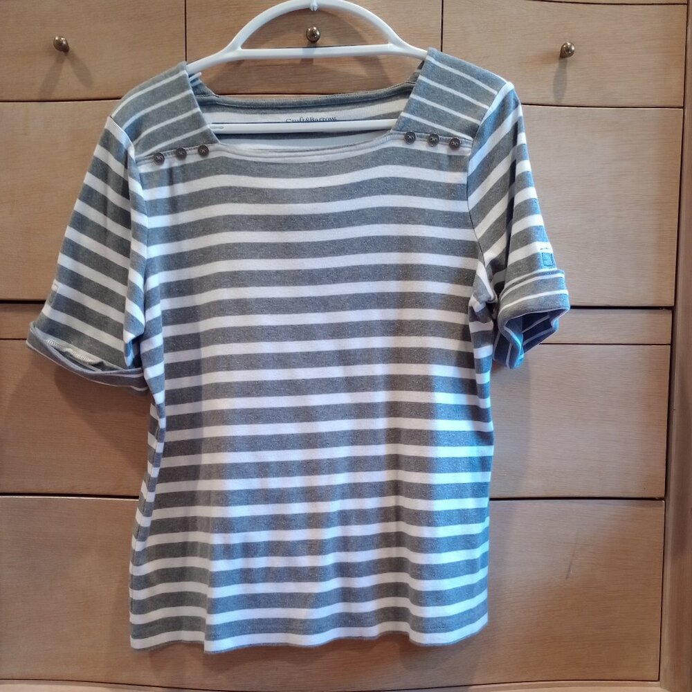 Croft & Barrow Square Neck Shirt - XL - EUC